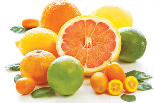 Cam, chanh và bưởi giúp bổ sung Vitamin C hỗ trợ viêm lợi