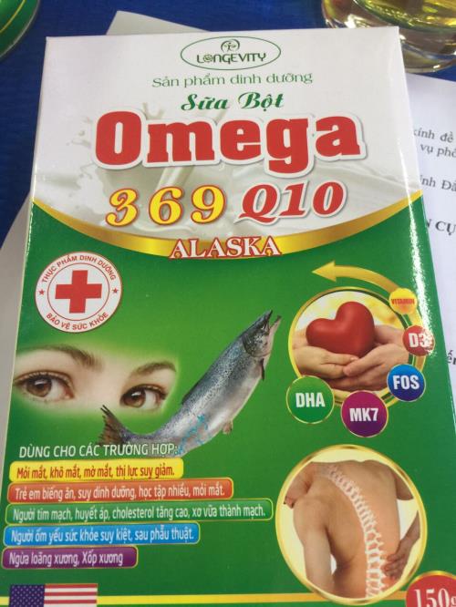 Thu giữ 5.000 hộp sữa bột Omega 369 Q10 ALASKA không đủ tiêu chuẩn