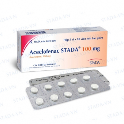 Aceclofenac Stada 100mg: Chỉ định, chống chỉ định, cách dùng