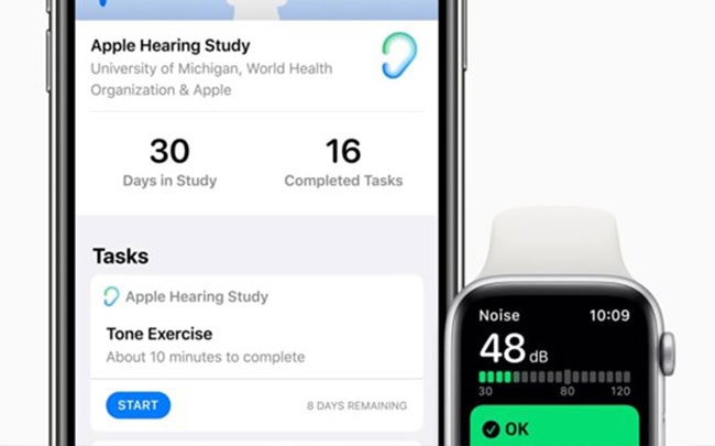 Apple ra ứng dụng cho phép người dùng tham gia nghiên cứu về sức khỏe