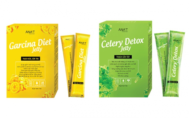 Công ty TNHH Thẩm mỹ Analee lưu hành trái phép Garcina Diet Jelly và Celery Detox Jelly?