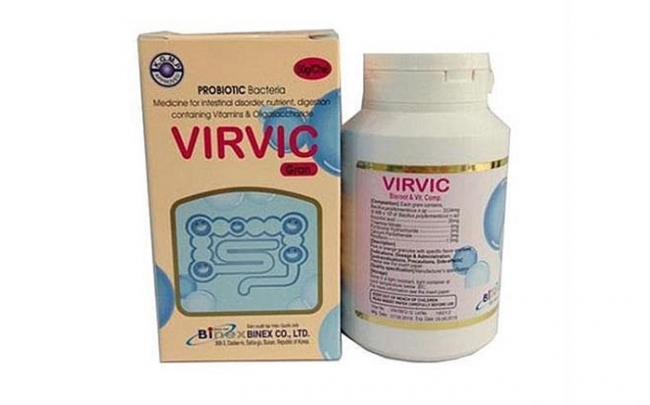 Đình chỉ lưu hành và thu hồi thuốc Virvic gran không đảm bảo chất lượng