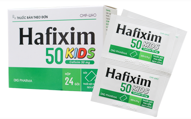 Hafixim 50 Kids: Chỉ định, chống chỉ định, cách dùng