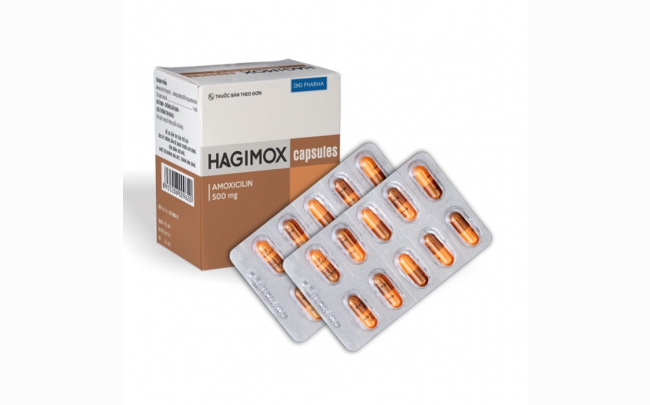 Hagimox 500 Cap nâu-cam: Chỉ định, chống chỉ định, cách dùng