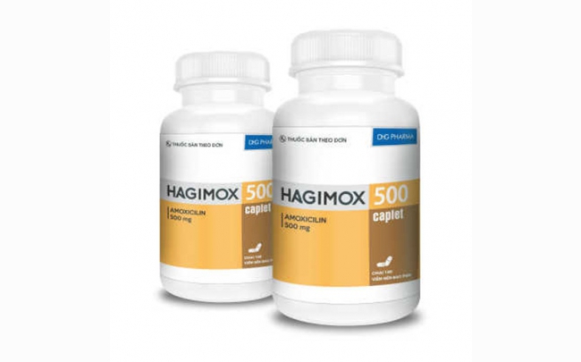 Hagimox 500 Caplet Chai: Chỉ định, chống chỉ định, cách dùng