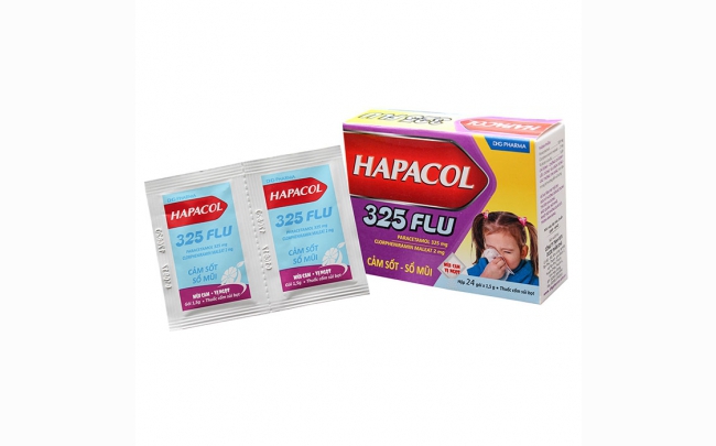 Hapacol 325 Flu: Chỉ định, chống chỉ định, cách dùng