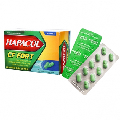 Hapacol CF Fort: Chỉ định, chống chỉ định, cách dùng