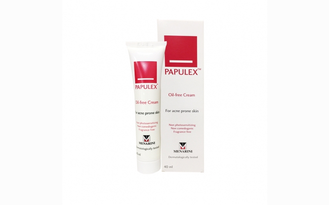 Kem dưỡng giúp giảm bóng nhờn Papulex Oil-Free Cream: Chỉ định, chống chỉ định, cách dùng
