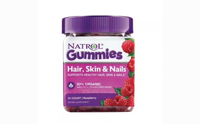 Kẹo dẻo làm đẹp da móng tóc Natrol Gummies Hair, Skin, Nails: Chỉ định, chống chỉ định, cách dùng