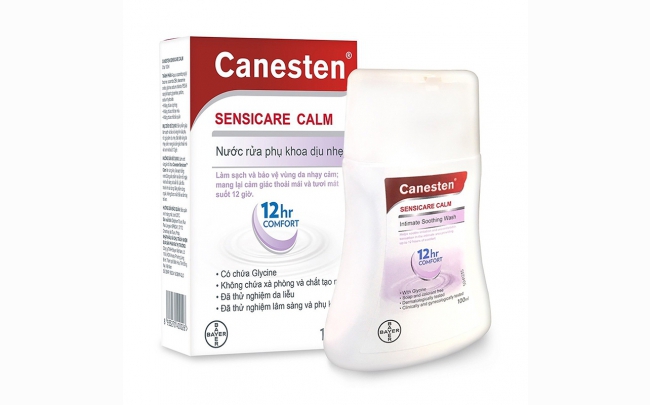 Nước rửa phụ khoa Canesten Sensicare Calm: Chỉ định, chống chỉ định, cách dùng
