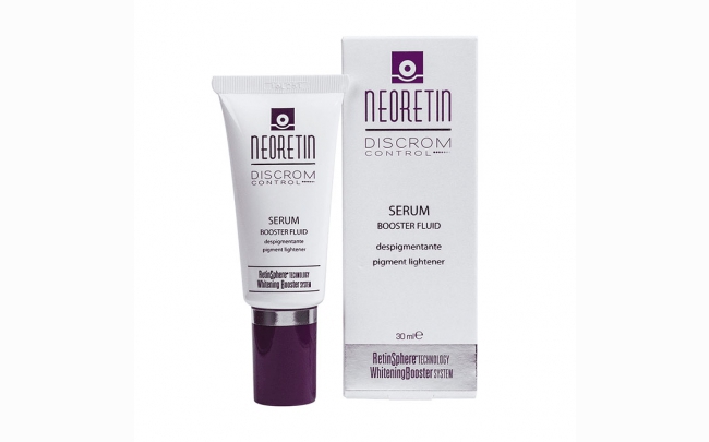 Serum giảm nám Neoretin Discrom Control Skin Whitening Serum Booster Fluid: Chỉ định, chống chỉ định, cách dùng