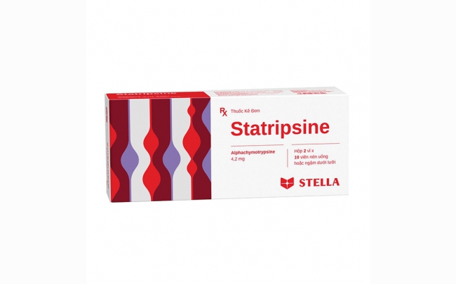 Statripsine: Chỉ định, chống chỉ định, cách dùng