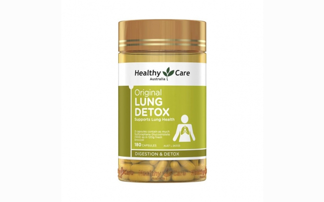 Thuốc giải độc phổi Healthy Care Lung Detox: Chỉ định, chống chỉ định, cách dùng