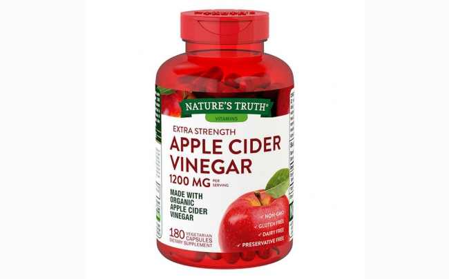 Thuốc giảm cân giấm táo hữu cơ Nature’s Truth Apple Cider Vinegar 1200mg: Chỉ định, chống chỉ định, cách dùng