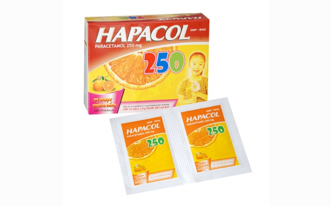 Thuốc Hapacol 250 Dhg: Chỉ định, chống chỉ định, cách dùng