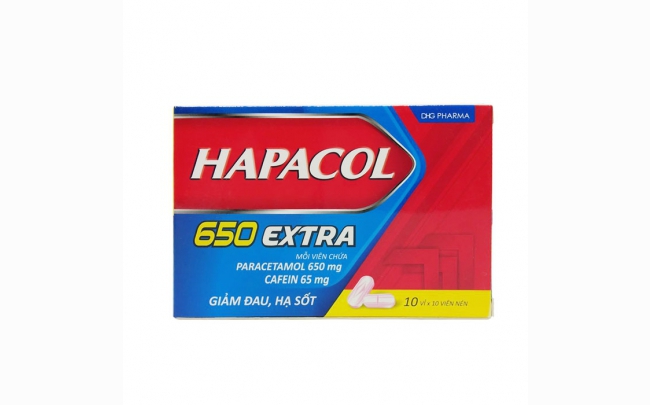 Thuốc Hapacol 650 extra: Chỉ định, chống chỉ định, cách dùng