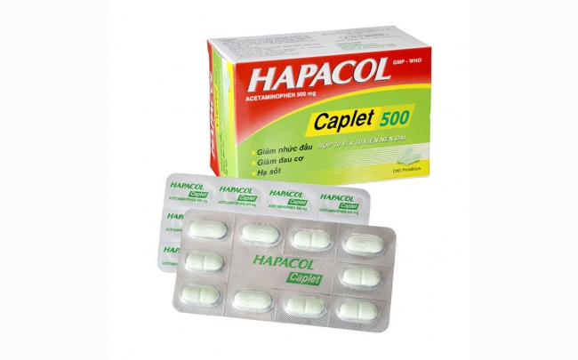Thuốc Hapacol caplet 500: Chỉ định, chống chỉ định, cách dùng