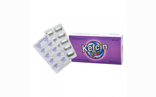 Thuốc Kefcin 250mg Dhg: Chỉ định, chống chỉ định, cách dùng