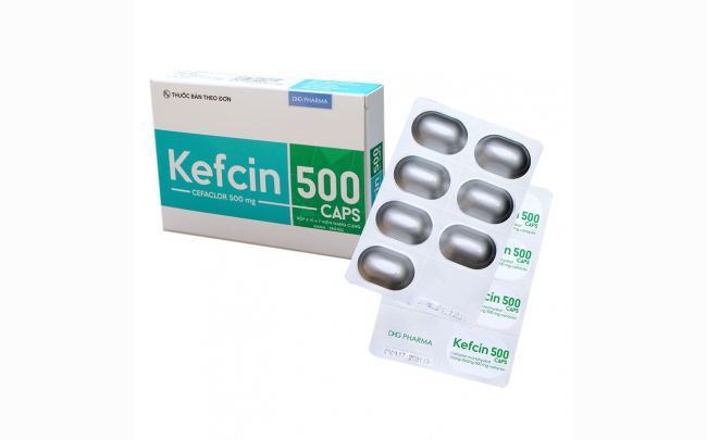 Thuốc Kefcin 500mg Dhg: Chỉ định, chống chỉ định, cách dùng