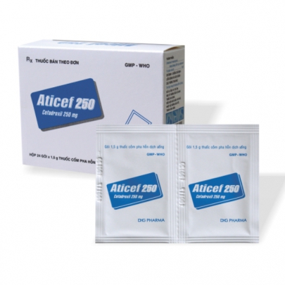 Thuốc kháng sinh Aticef 250: Chỉ định, chống chỉ định, cách dùng
