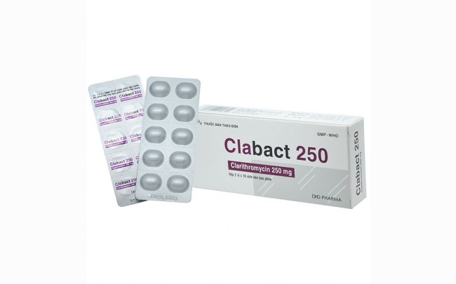 THuốc kháng sinh Clabact 250: Chỉ định, chống chỉ định, cách dùng