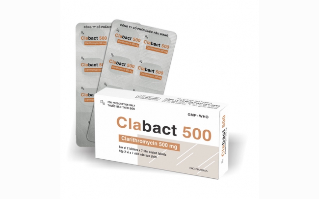 Thuốc kháng sinh Clabact 500: Chỉ định, chống chỉ định, cách dùng