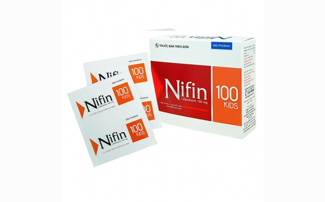 Thuốc kháng sinh Nifin 100 KIDS: Chỉ định, chống chỉ định, cách dùng