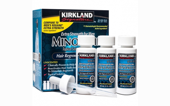 Thuốc mọc râu, mọc tóc Kirkland Minoxidil Extra Strength For Men: Chỉ định, chống chỉ định, cách dùng