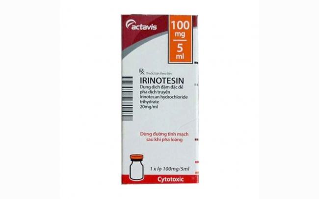 Thuốc ung thư Irinotesin 20mg/ml: Chỉ định, chống chỉ định, cách dùng
