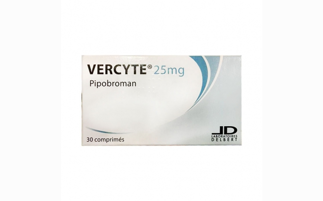 Thuốc Vercyte 25mg: Chỉ định, chống chỉ định, cách dùng