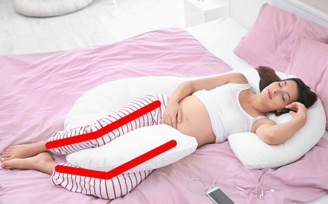 Tư thế ngủ an toàn rất cần cho các bà mẹ khi mang thai