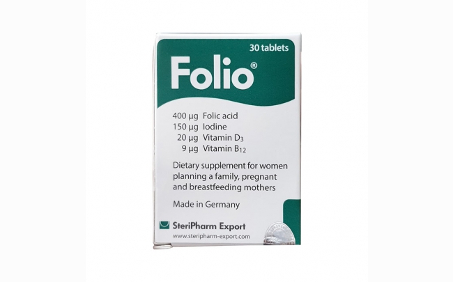 Viên uống bổ sung Acid Folic cho mẹ bầu và cho con bú Folio: Chỉ định, chống chỉ định, cách dùng