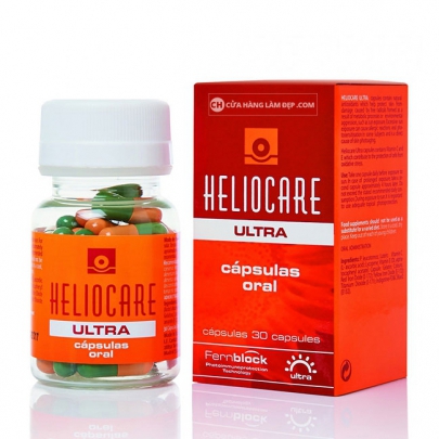 Viên uống chống nắng Heliocare Ultra: Chỉ định, chống chỉ định, cách dùng