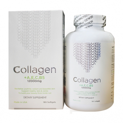 Viên uống Collagen +AEC B5 12000mg USA: Chỉ định, chống chỉ định, cách dùng