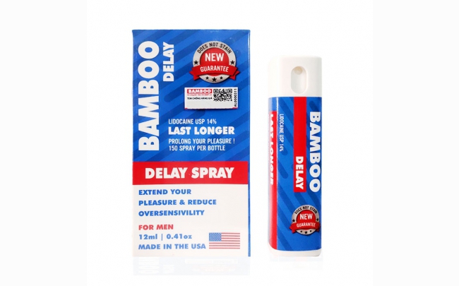Xịt chống xuất tinh sớm Bamboo Delay Spray USA: Chỉ định, chống chỉ định, cách dùng