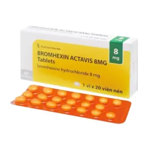 Bromhexin Actavis 8mg 1 vỉ x 20 viên – NHÀ THUỐC PARAPHARMACY